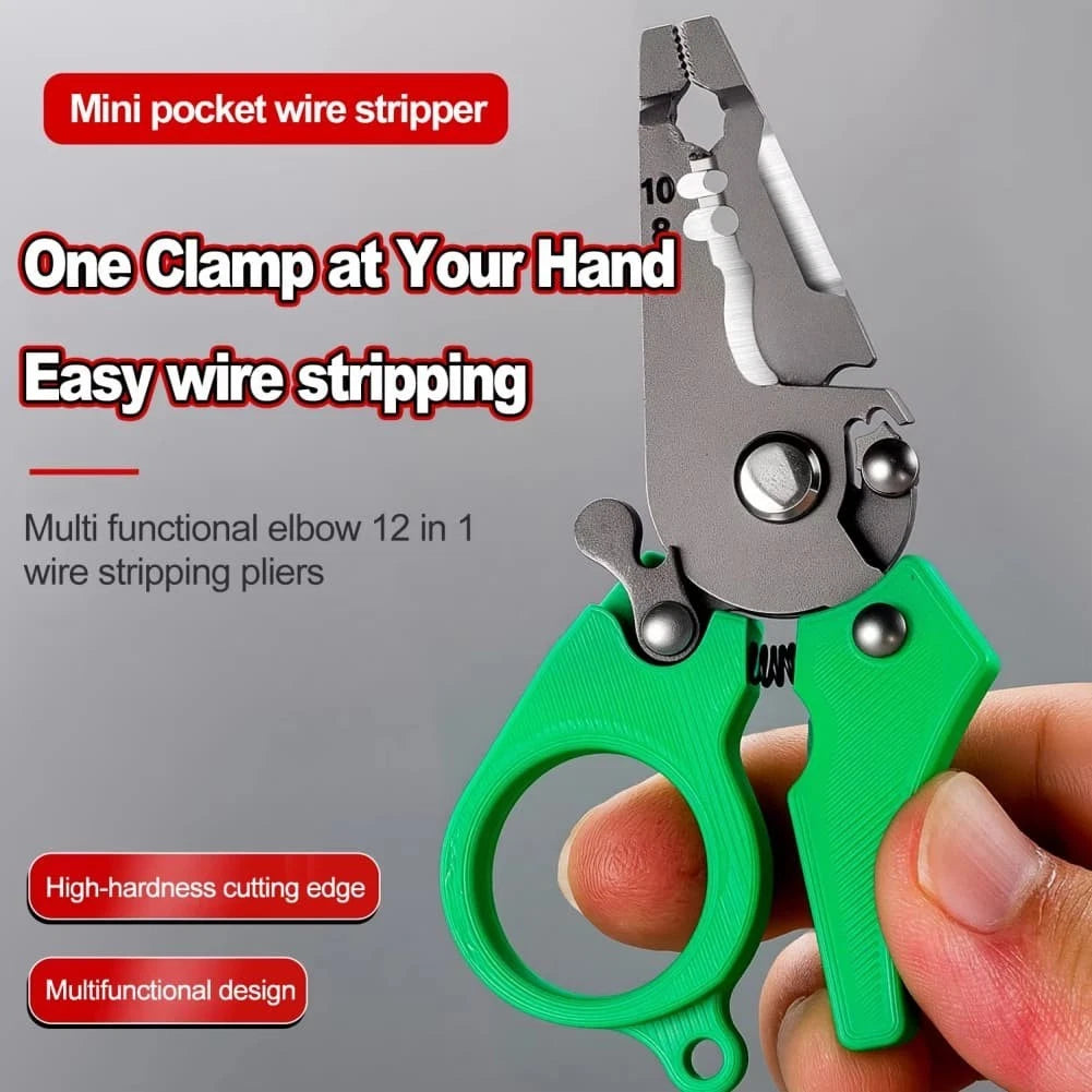 Wire Stripper Tool with Locking Feature for Automotive Use