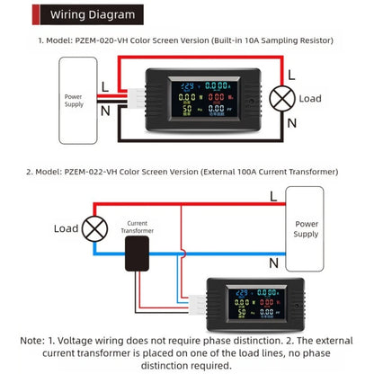 Digital Power Meter for Industrial Electrical Testing (AC 110 220V)