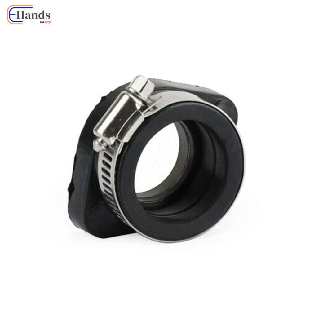 Carburetor Intake Adapter Rubber Mounting Flange for VM24 PE26 28 MM (Fit)