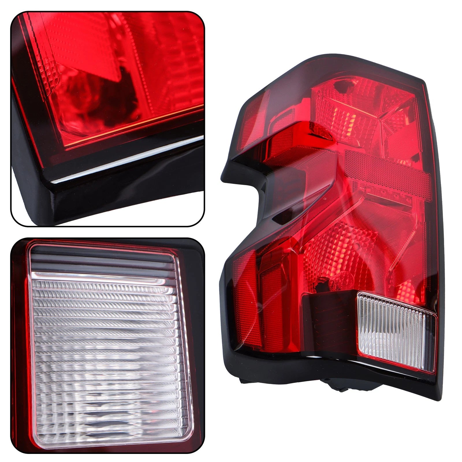 Left Side Tail Light Assembly for Chevrolet Colorado (2023–2025) Halogen Black Red
