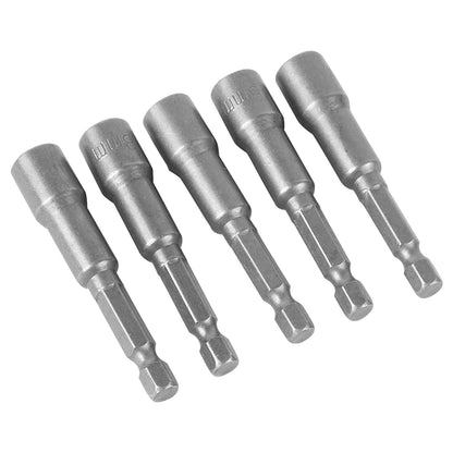 5Pcs Screwdriver Drill Bit Nut Setter for Roofing Cladding