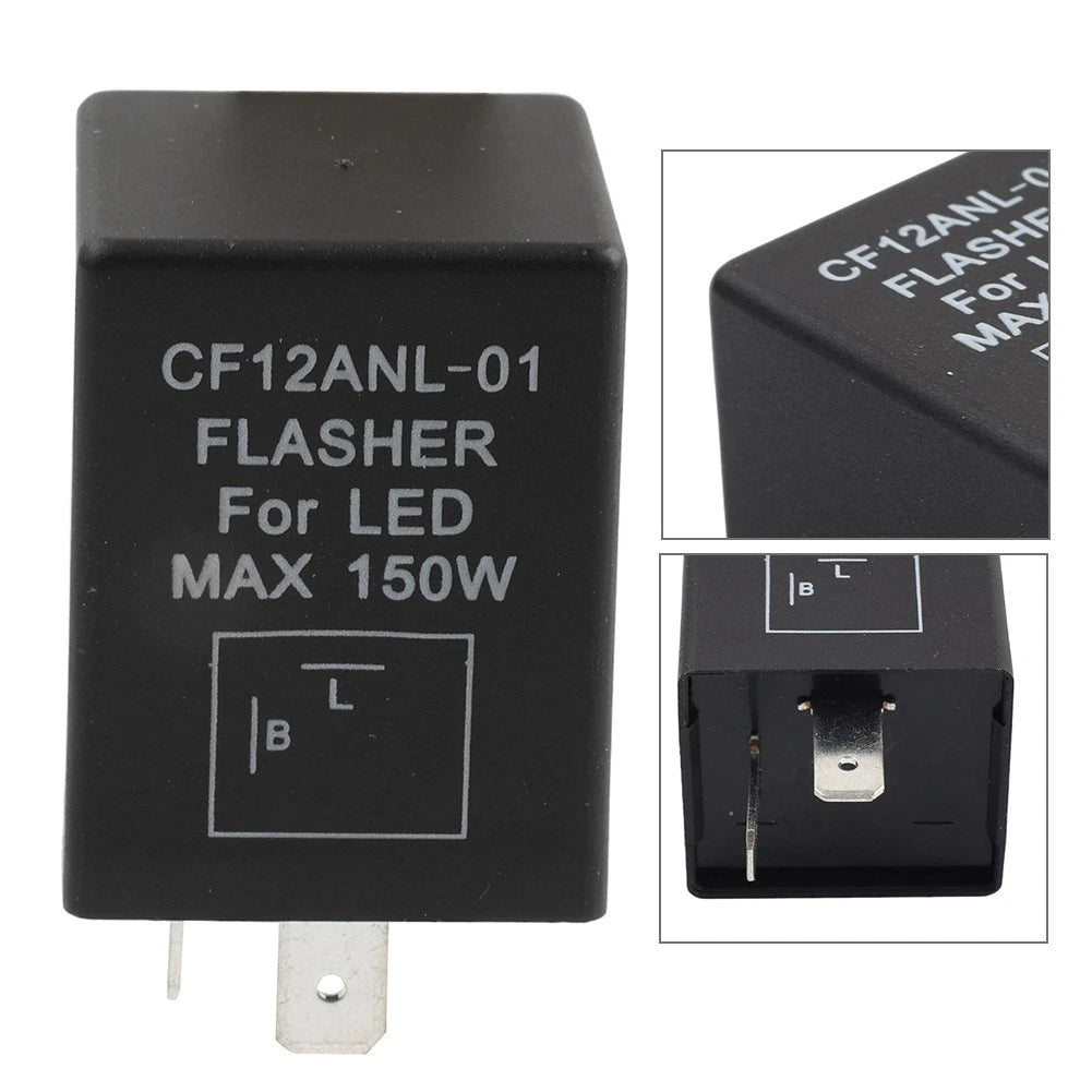 2 Pin LED Flasher Relay for Universal Car Motorcycle Decoder CF12