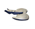 Seat Cover for Sea-Doo LRV (Carbon Fiber Silver/Vinyl Deep Blue)