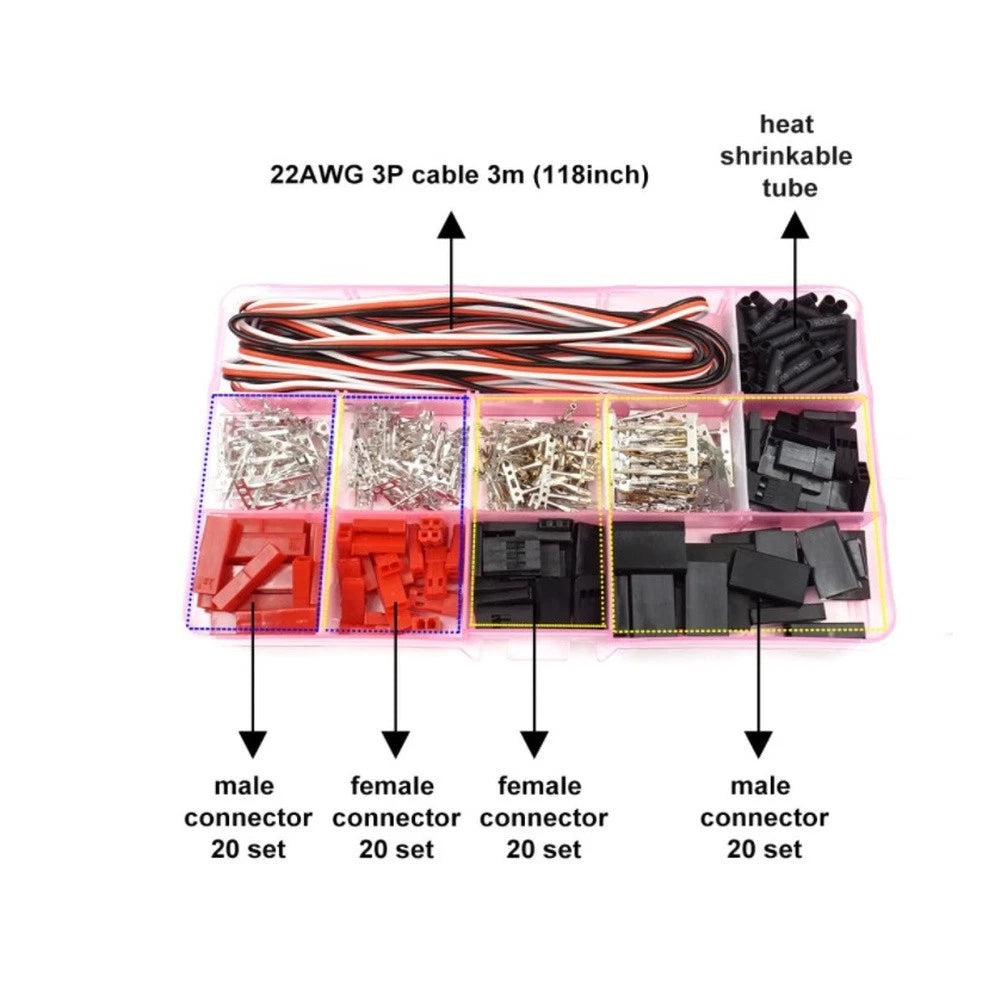 Connector Kit for Wiring Projects (2.54mm Pin Spacing)