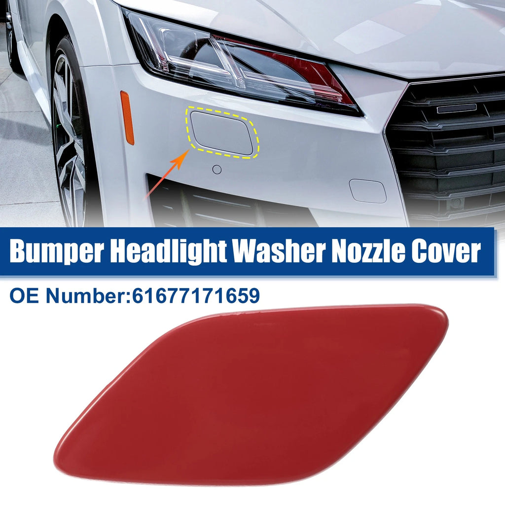Front Bumper Headlight Washer Cover Cap Replacement for BMW 335i (2007–2011)