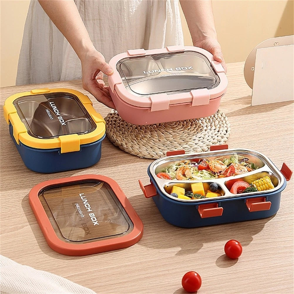 3 Compartment Container for Light Meal Storage (Dishwasher Safe)
