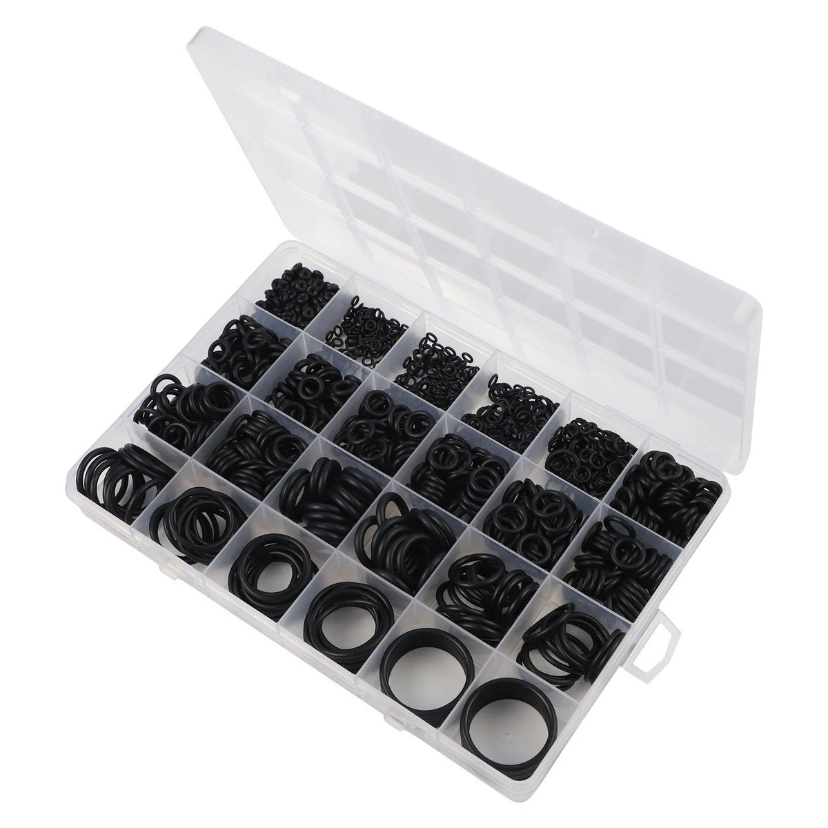 1020pcs Nitrile Rubber O Ring Assortment for Sealing Applications