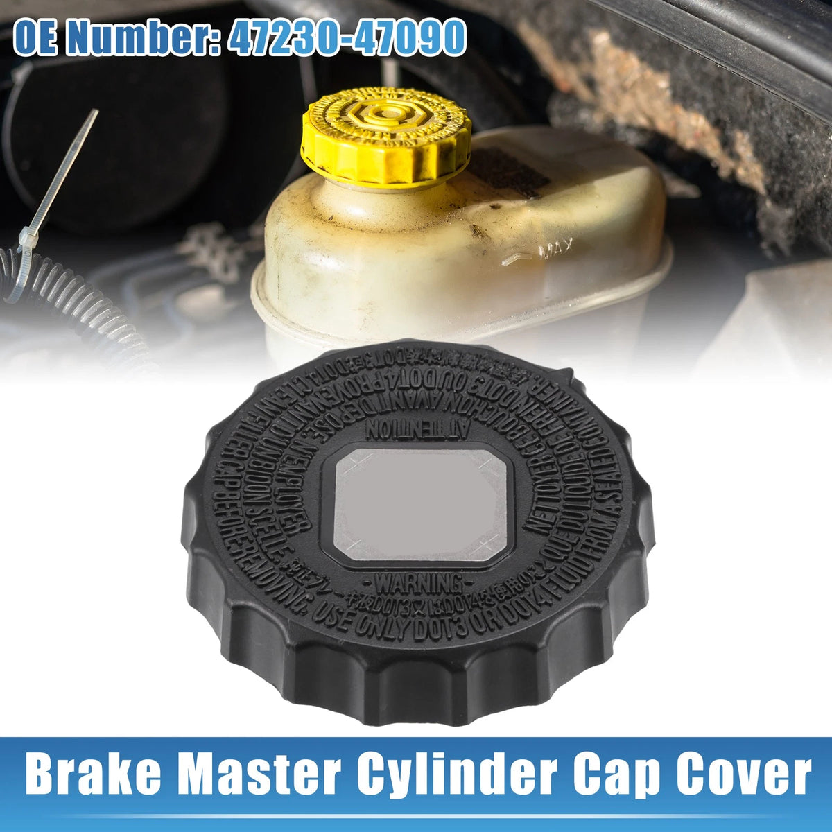 Brake Master Cylinder Cover OEM Replacement for Toyota Camry RAV4 (2018–2023)