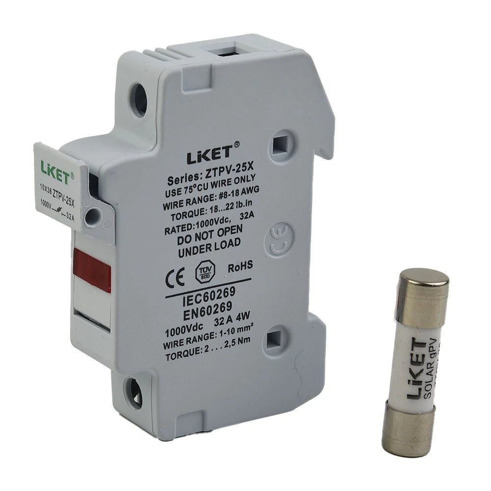 Solar PV Fuse Holder for Protection (1000V DC)