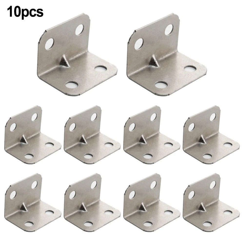 10x Corner Code Screens for Furniture Cabinets 30x20mm
