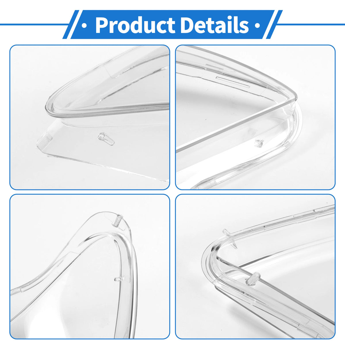 1 Pc Headlight Lens Cover for BMW 7 Series E65 (2002–2008) No. 63127162118