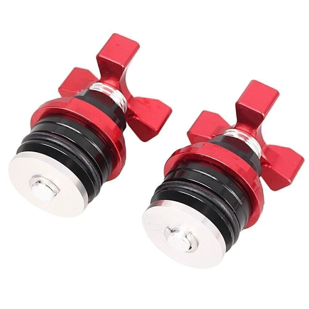2X 37mm Billet Aluminum Fork Preload Adjuster for Kawasaki Ninja 250 (All Years)
