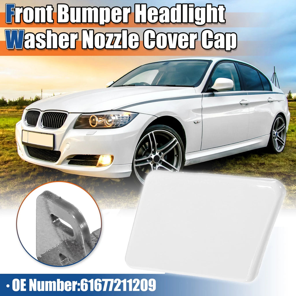 Left Side Front Headlight Washer Nozzle Cover for BMW 3 Series E90 E91 (2005–2013)