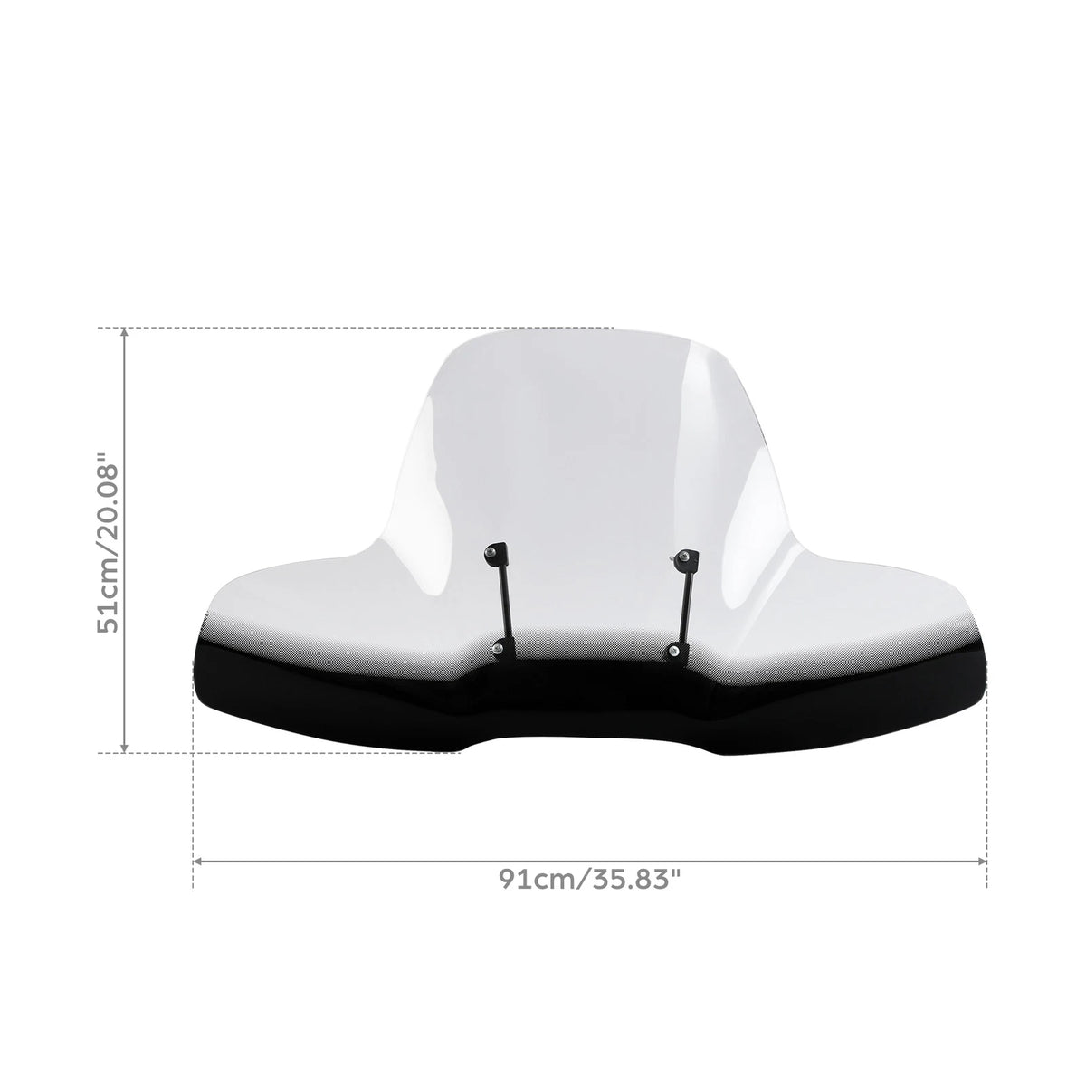ATV Windshield for Polaris, Arctic Cat, Can-Am, Fourtrax, Grizzly, Brute Force
