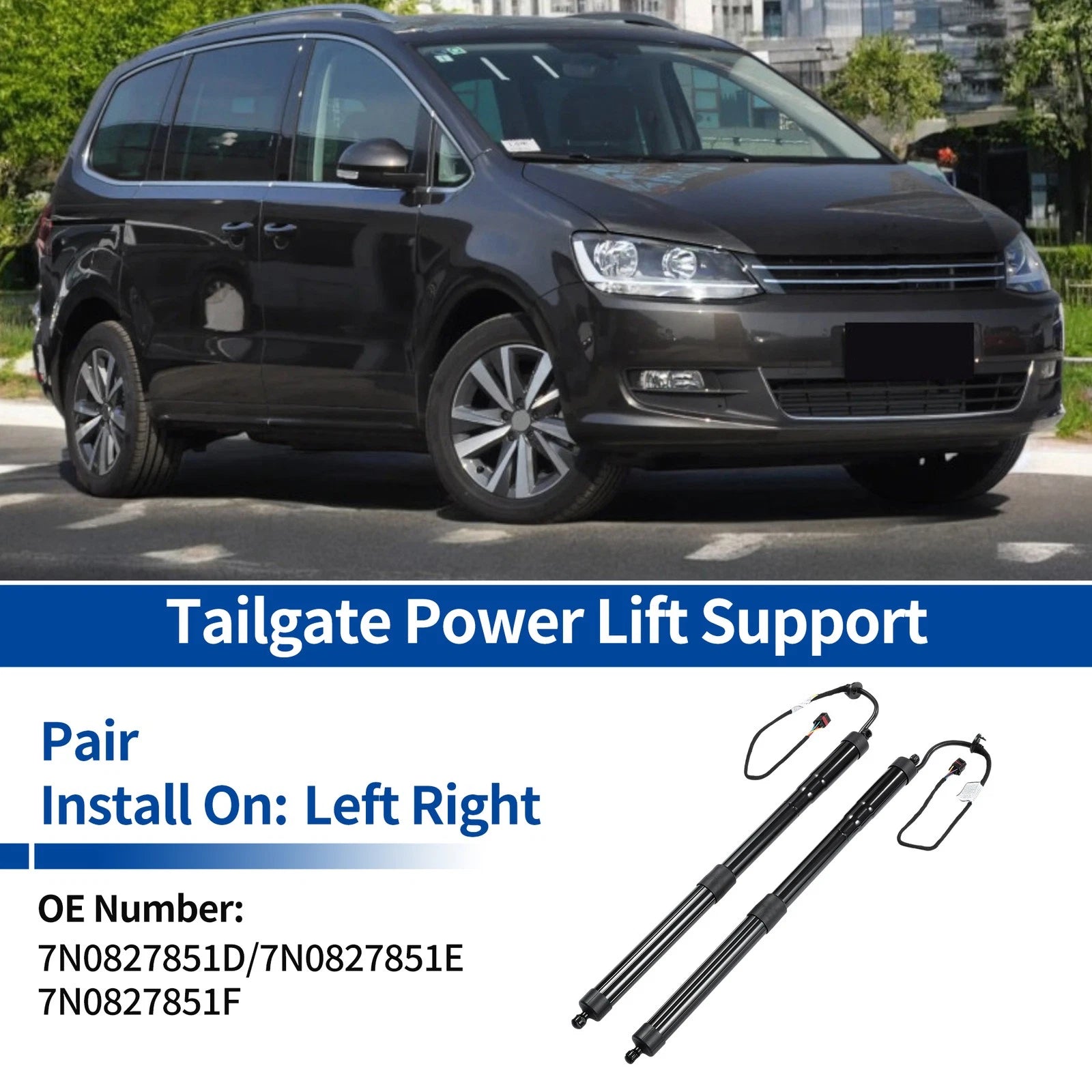 Tailgate Power Lift Support Left Right for Volkswagen Sharan (2010–2022)
