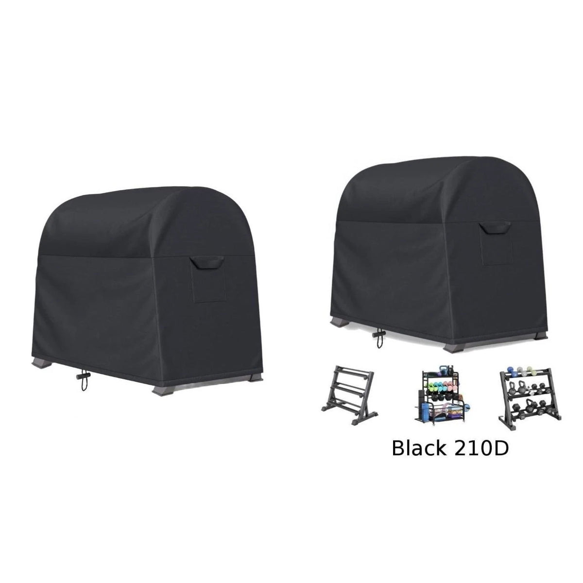Adjustable Dumbbell Rack Cover for Dust Protection (210D Oxford Cloth)