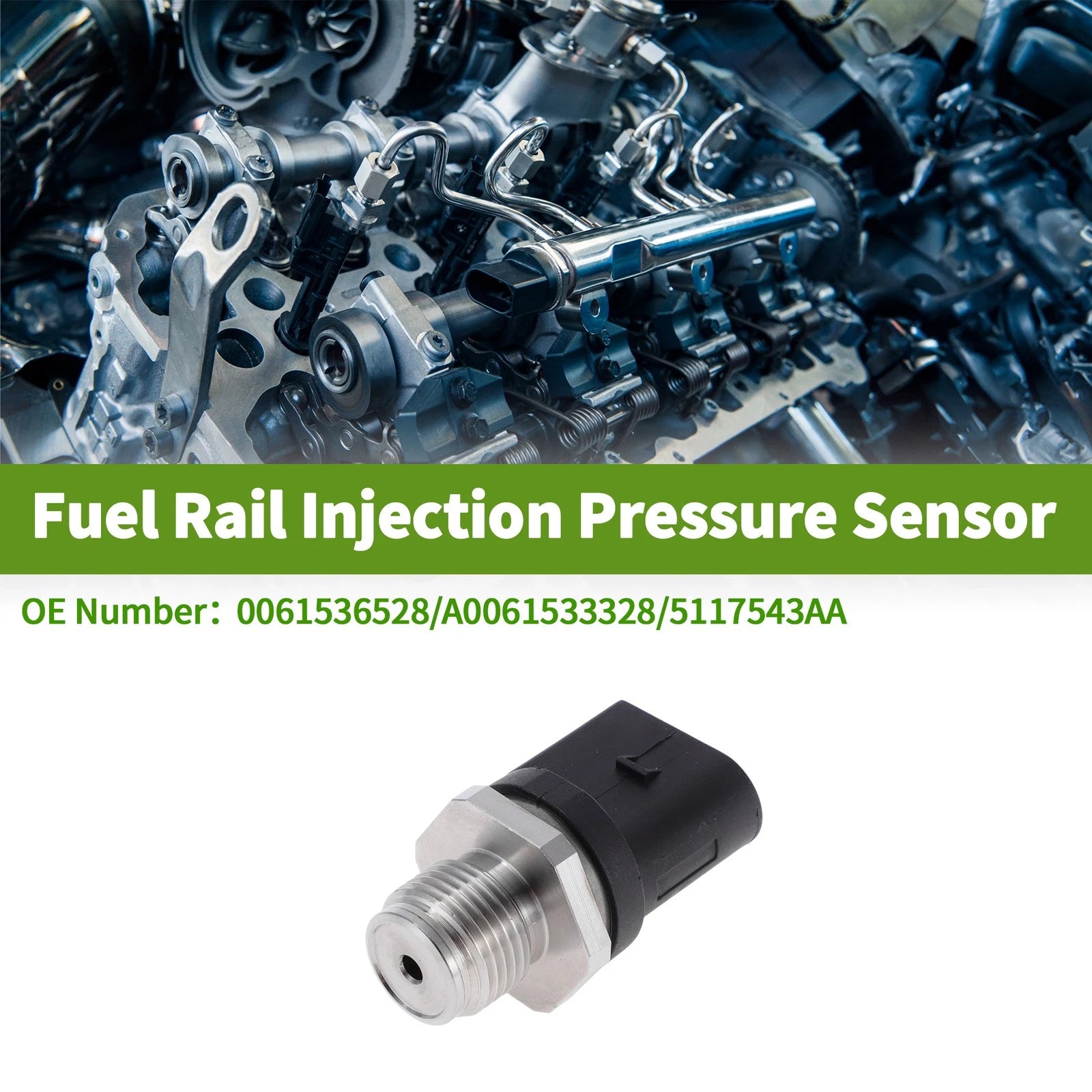Fuel Injection Pressure Sensor for Mercedes-Benz E320 W211 S211 (2003–2009)