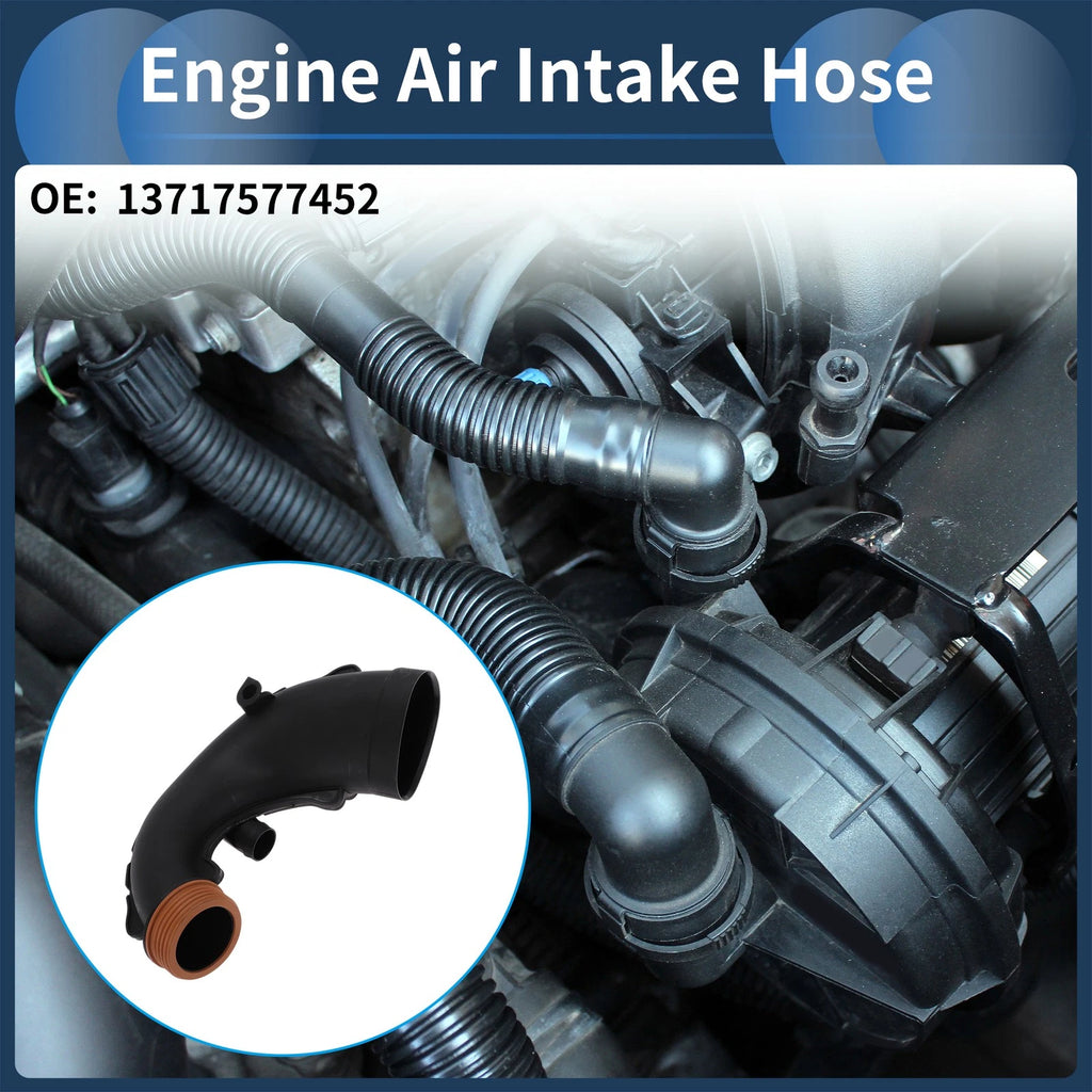 Engine Air Intake Hose Replacement for BMW 5 6 7 Series X5 X6 E70 E71