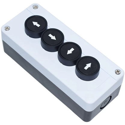 4-Hole Push Button Switch Enclosure for Up Down Control (168x68mm)