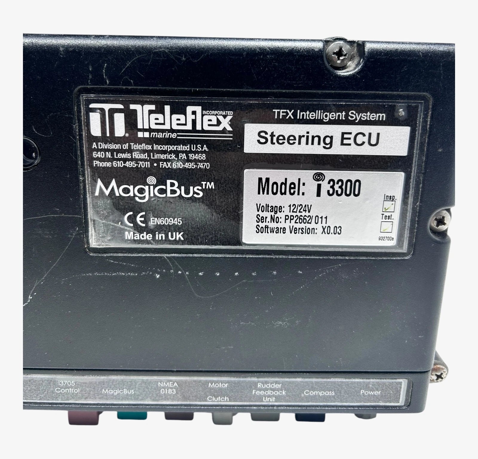Teleflex Marine i3300 MagicBus Steering ECU System for (Ver. X0.03)