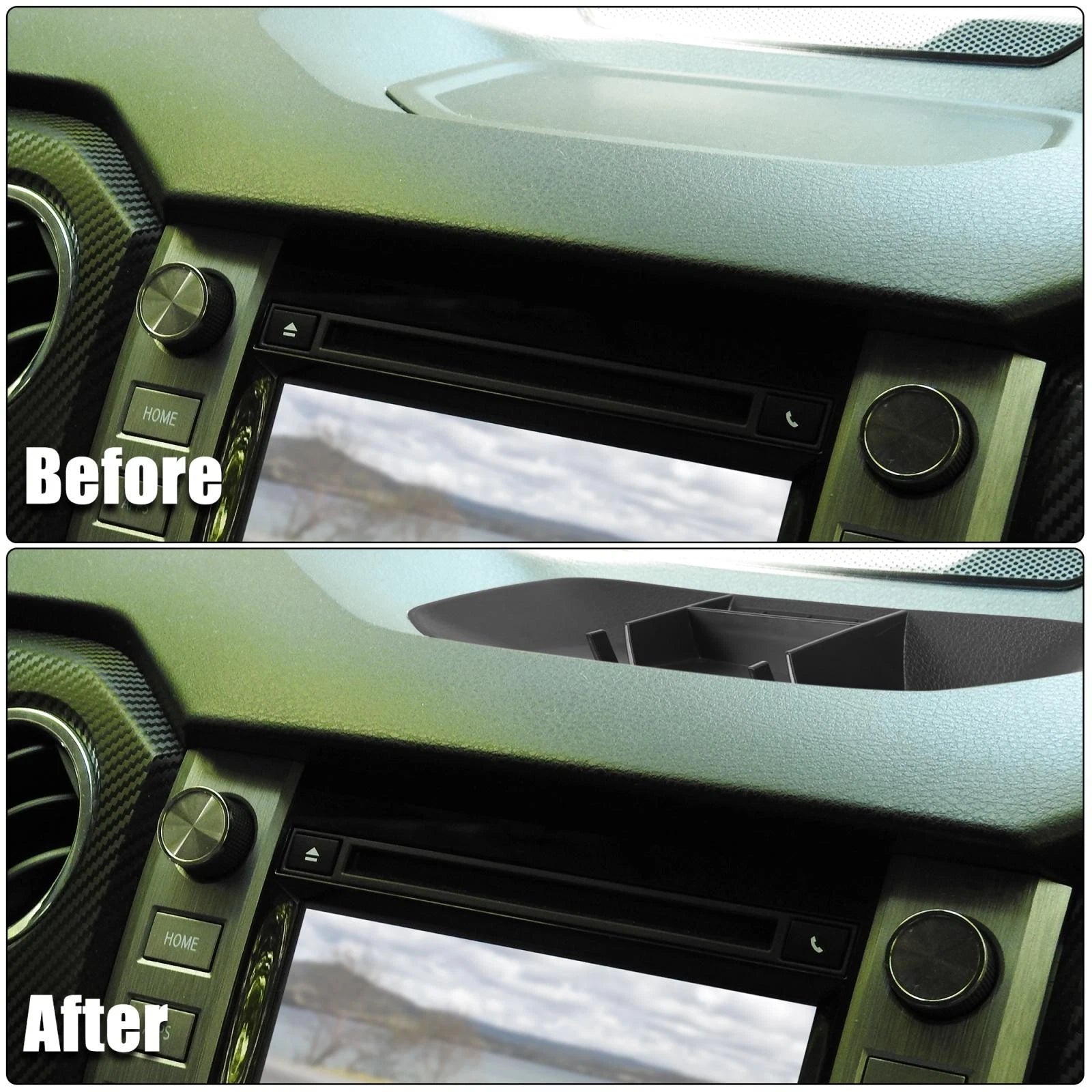 Console Dash Storage Phone Mount Holder for Toyota Tundra (2014–2021)