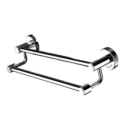 Stainless Steel Double Towel Rack for Bathroom No Drill Fit