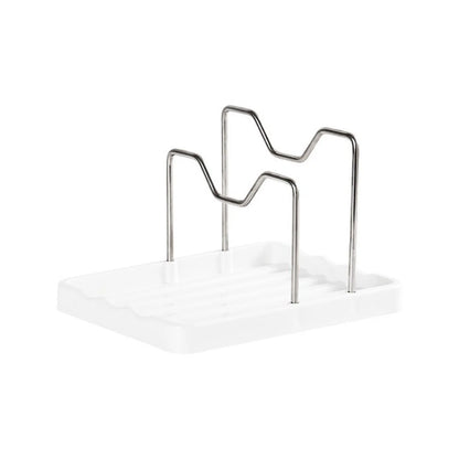 Pot Lid Rack Organizer for Kitchen Countertop - U-Shaped Slots