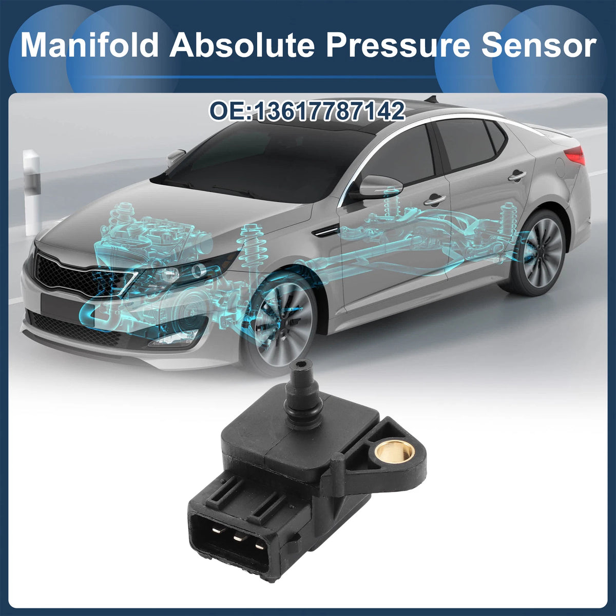 Air Intake MAP Pressure Sensor No. 13617787142 for BMW 3 Series