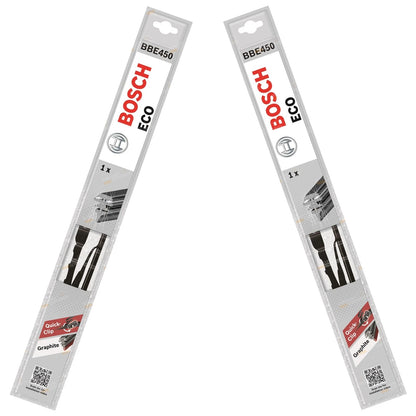 Set of 2 Front Wiper Blades for Ford Laser (1981–1990)