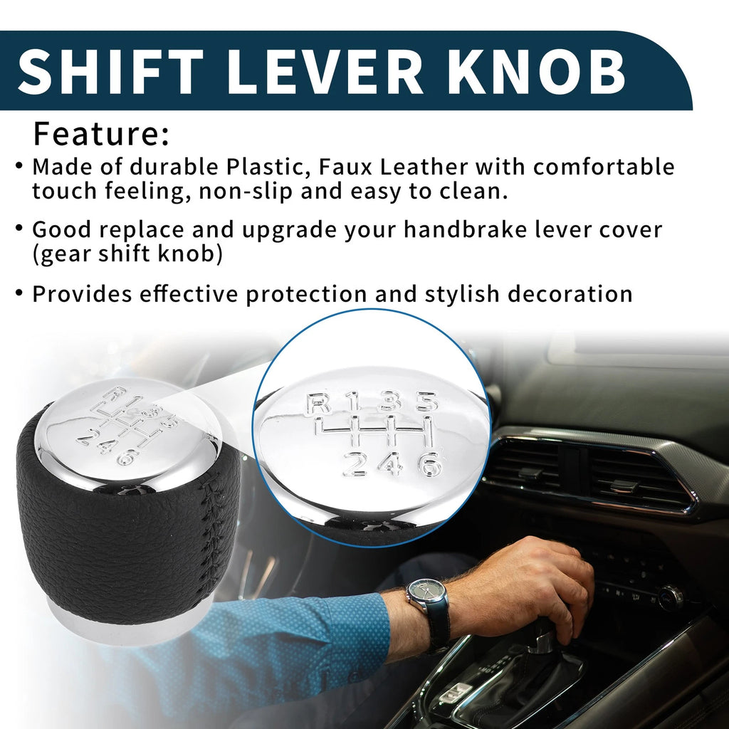 6 Speed Manual Gear Shift Knob Replacement for Toyota Auris (2008–2018)