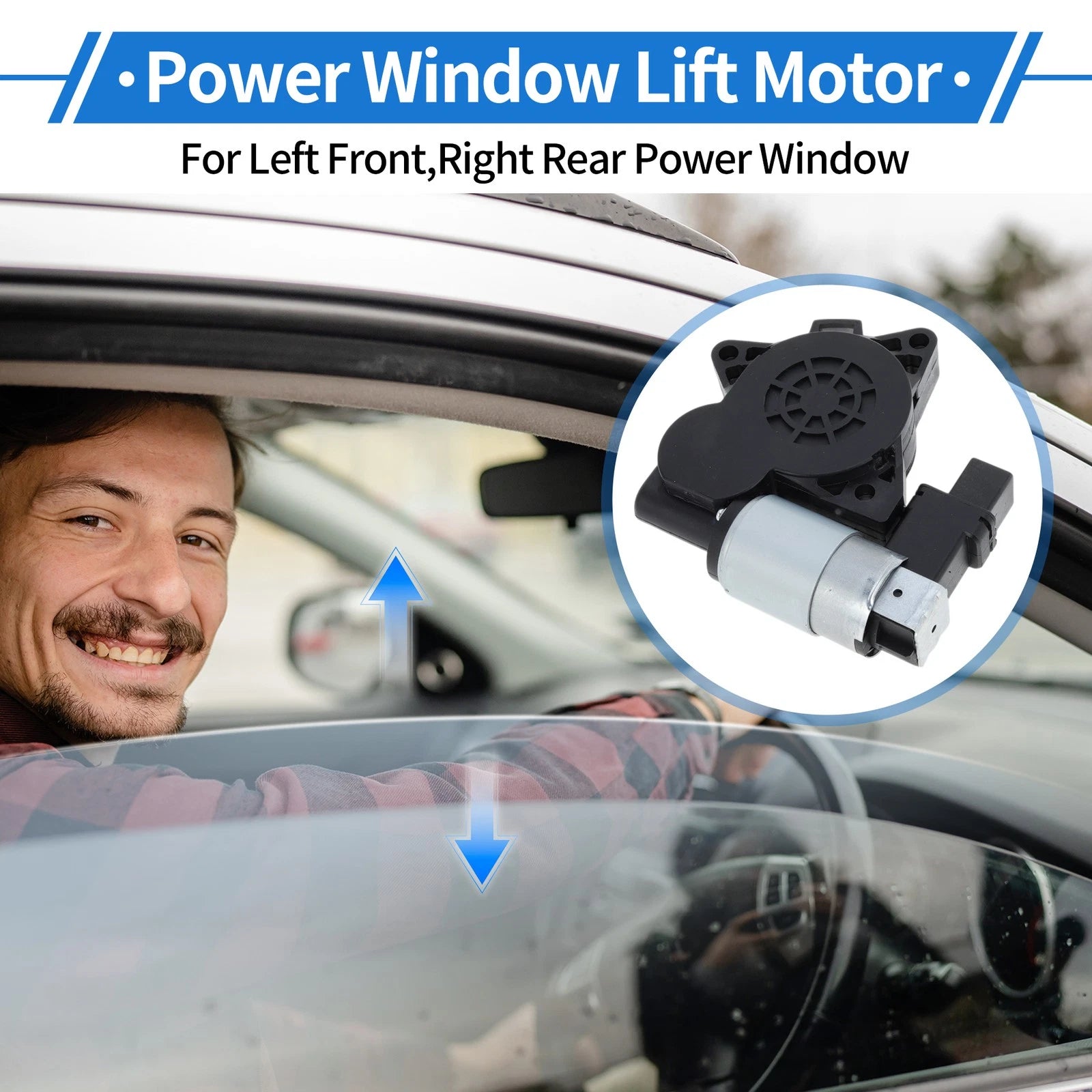 Power Window Regulator Lift Motor Replacement for Mazda 3 L4 (2004–2009)