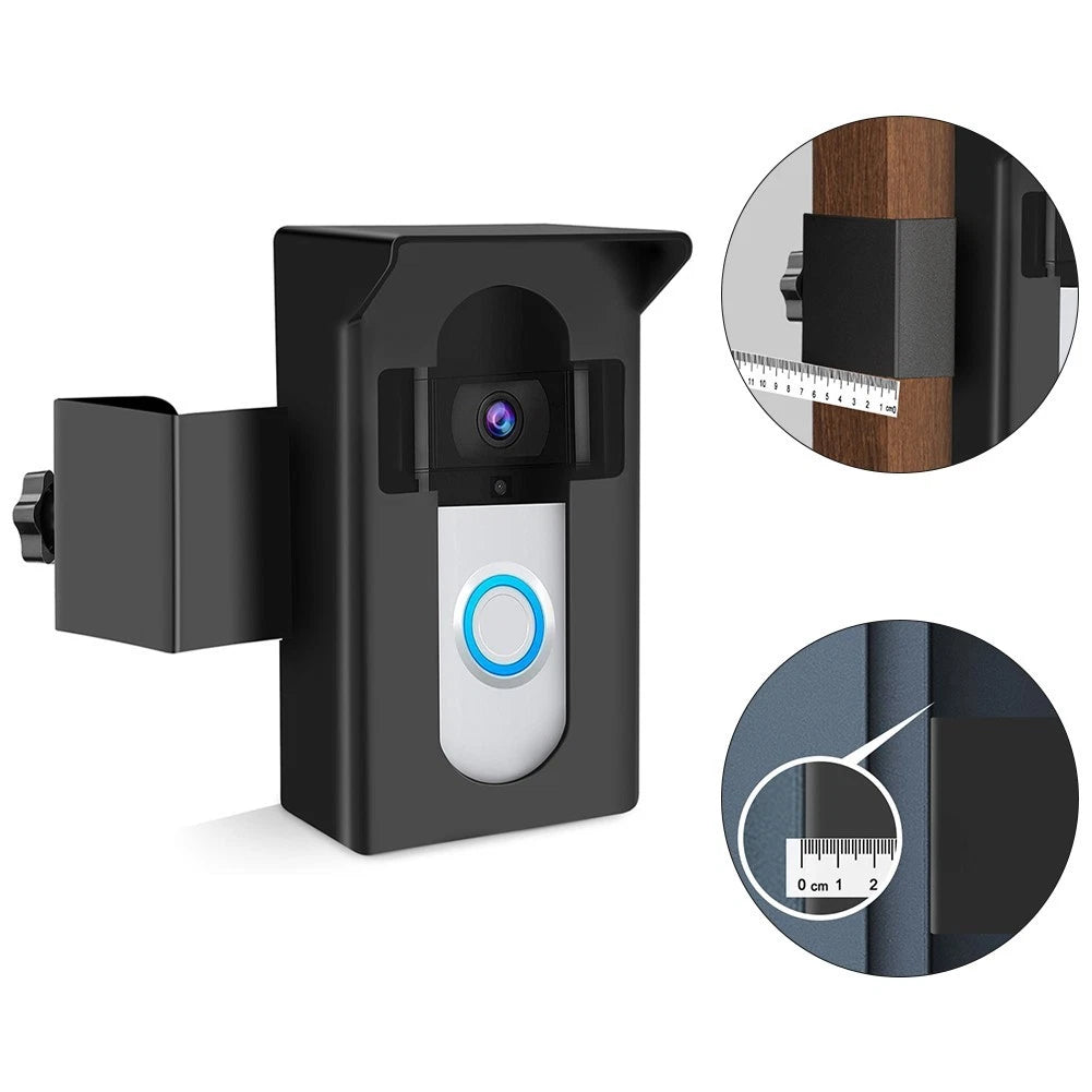 Adjustable No Drill Holder for Ring Doorbells Secure Installation