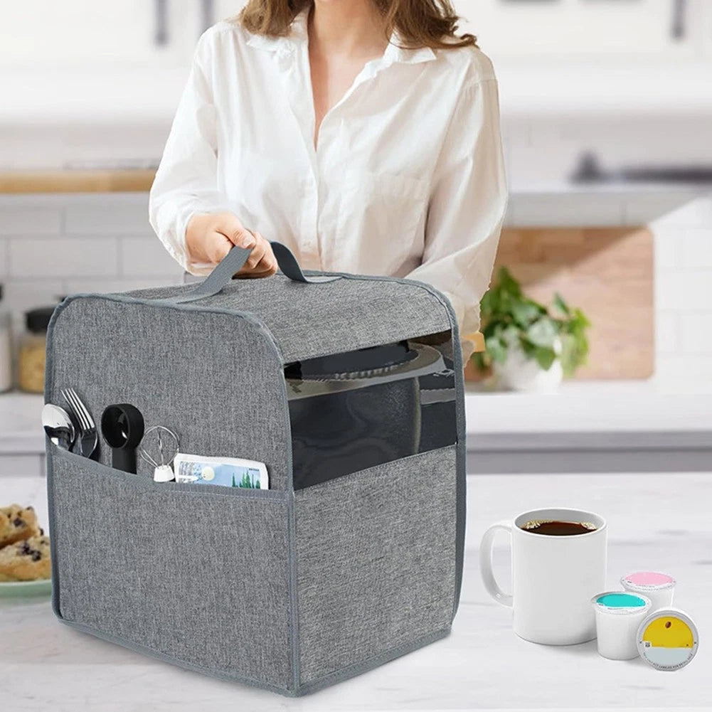 Nylon Coffee Maker Dust Cover for KClassic KSelect with Zipper Pocket
