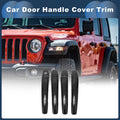 Door Handle Cover Trim Side Front for Chevy Malibu 2013–2015 Black