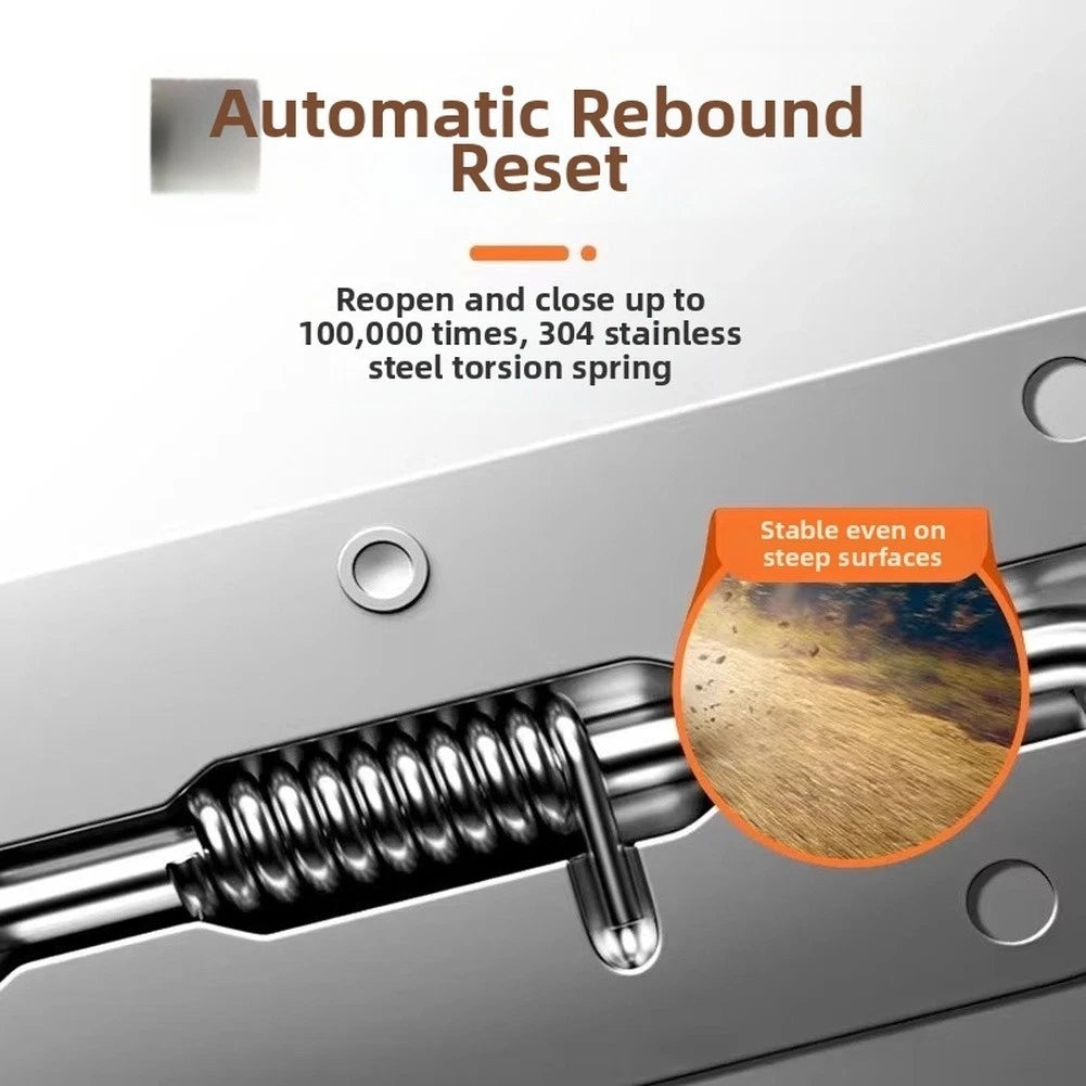 Stainless Steel Spring Loaded Folding Handle for Toolboxes