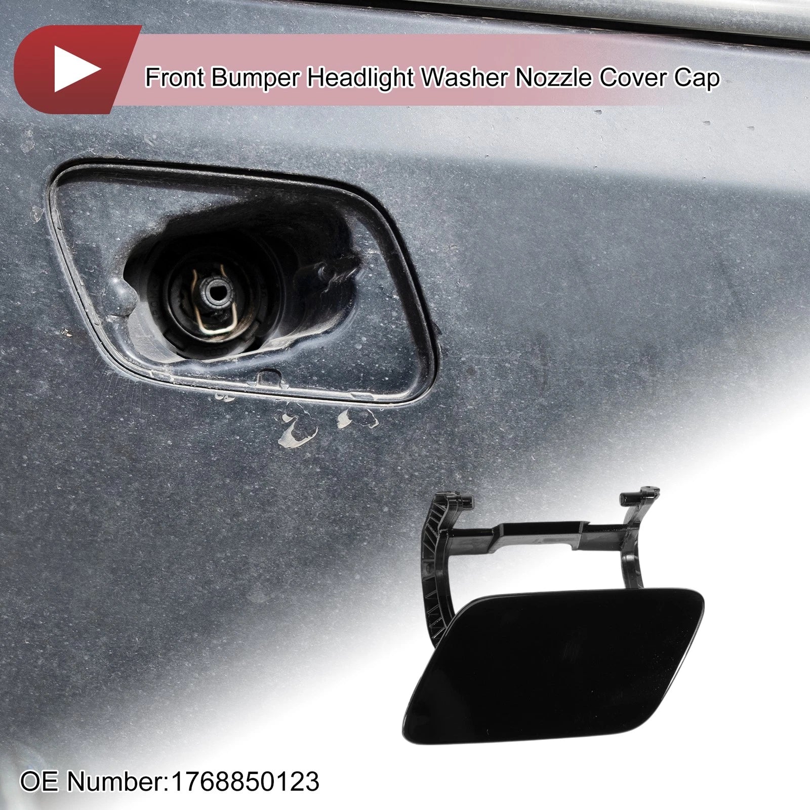 Front Left Bumper Trim Nozzle Cover for Mercedes-Benz A-Class W176 (2012–2018)
