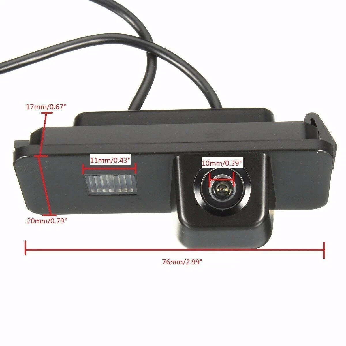 Set of 2 Reverse Rear View Cameras for VW Golf MK4 MK5 MK6 Passat CC Bora