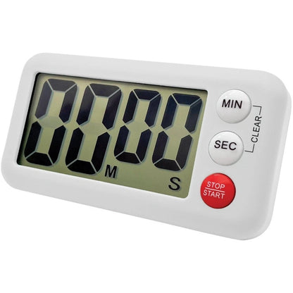 Digital Timer with Magnetic Back and Retractable Stand for Various Uses