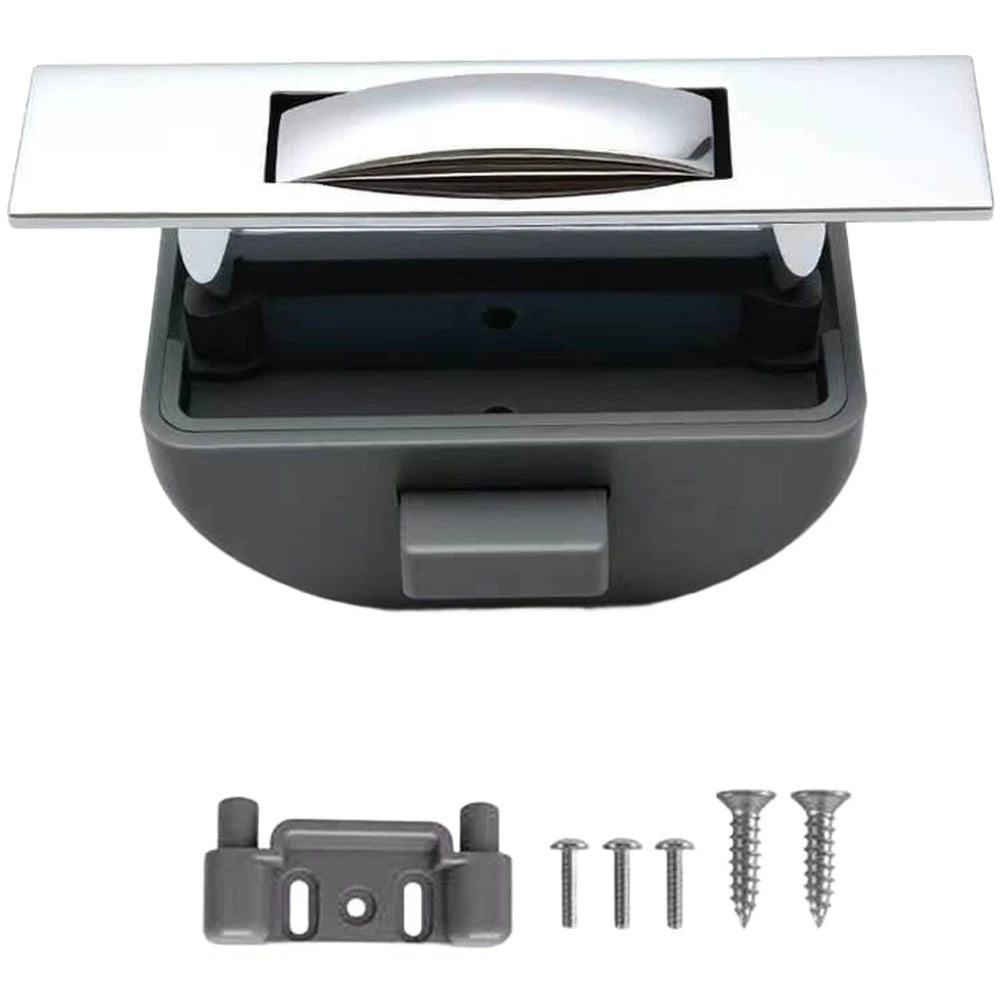 Push Button Lock Latch for RV Storage Drawer (10cm x 5cm)