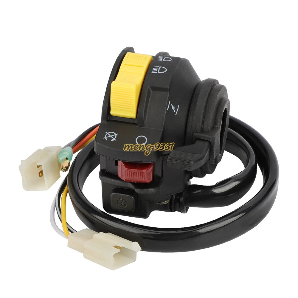Handlebar Switch Start Stop Headlight for Suzuki QuadRunner LT160E LT230E (1990–1999)