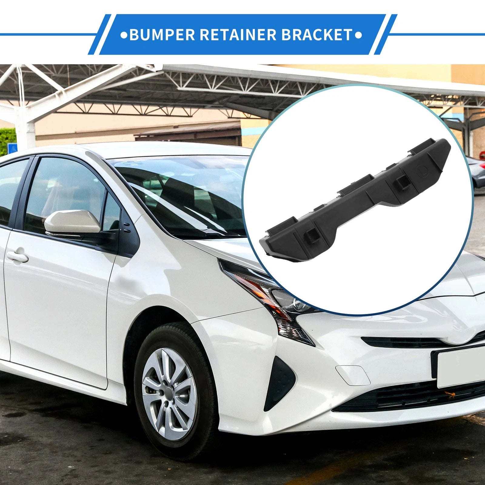 Left Rear Bumper Retainer Bracket Replacement for Toyota Corolla (2003–2007)