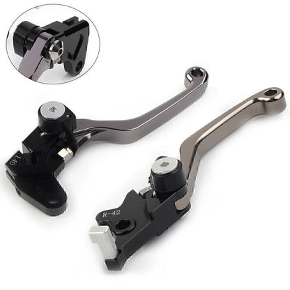 Titanium CNC Pivot Clutch Brake Levers For Suzuki DRZ400S DRZ400SM DRZ400E 00-22