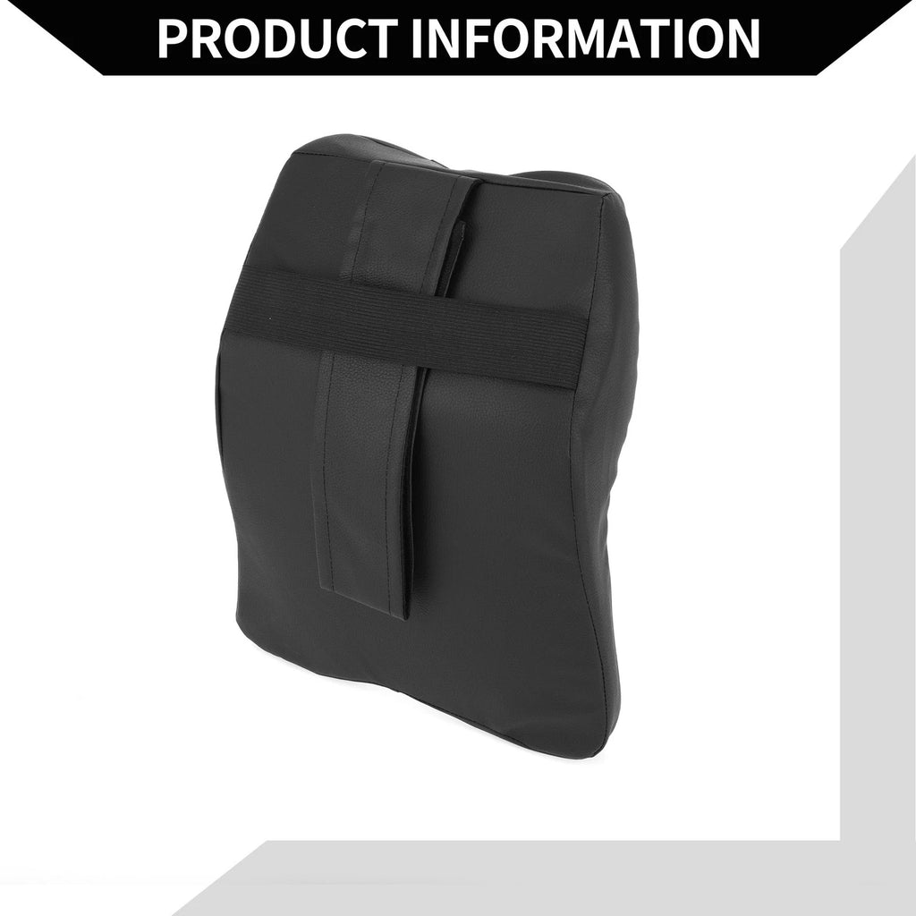 Memory Foam Headrest Pillow for Car Seat (1pc) - Black