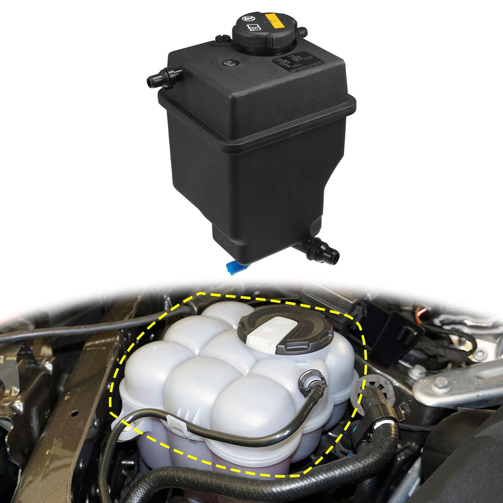 Coolant Reservoir Tank with Cap and Sensor for BMW X5 (2007–2013)