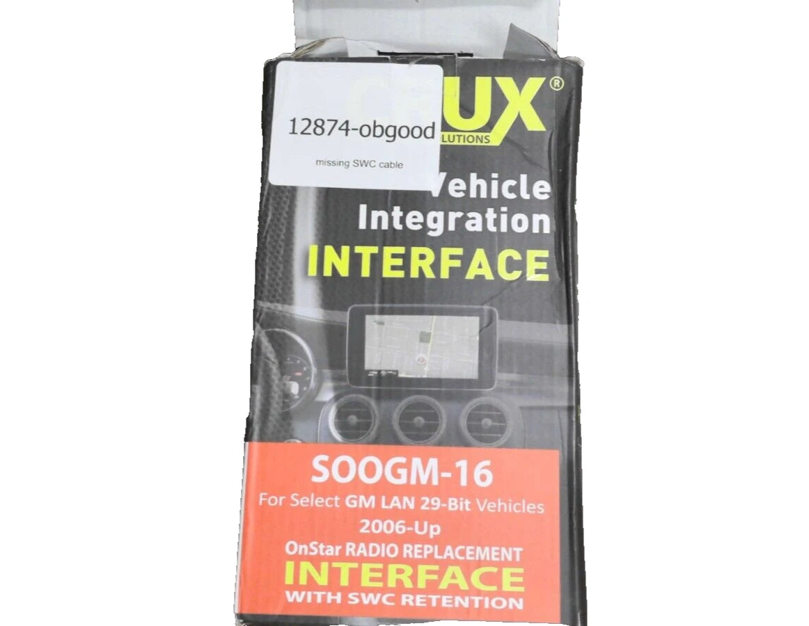 Crux SOOGM16 OnStar Radio Replacement for GM Vehicles (2006–2017)