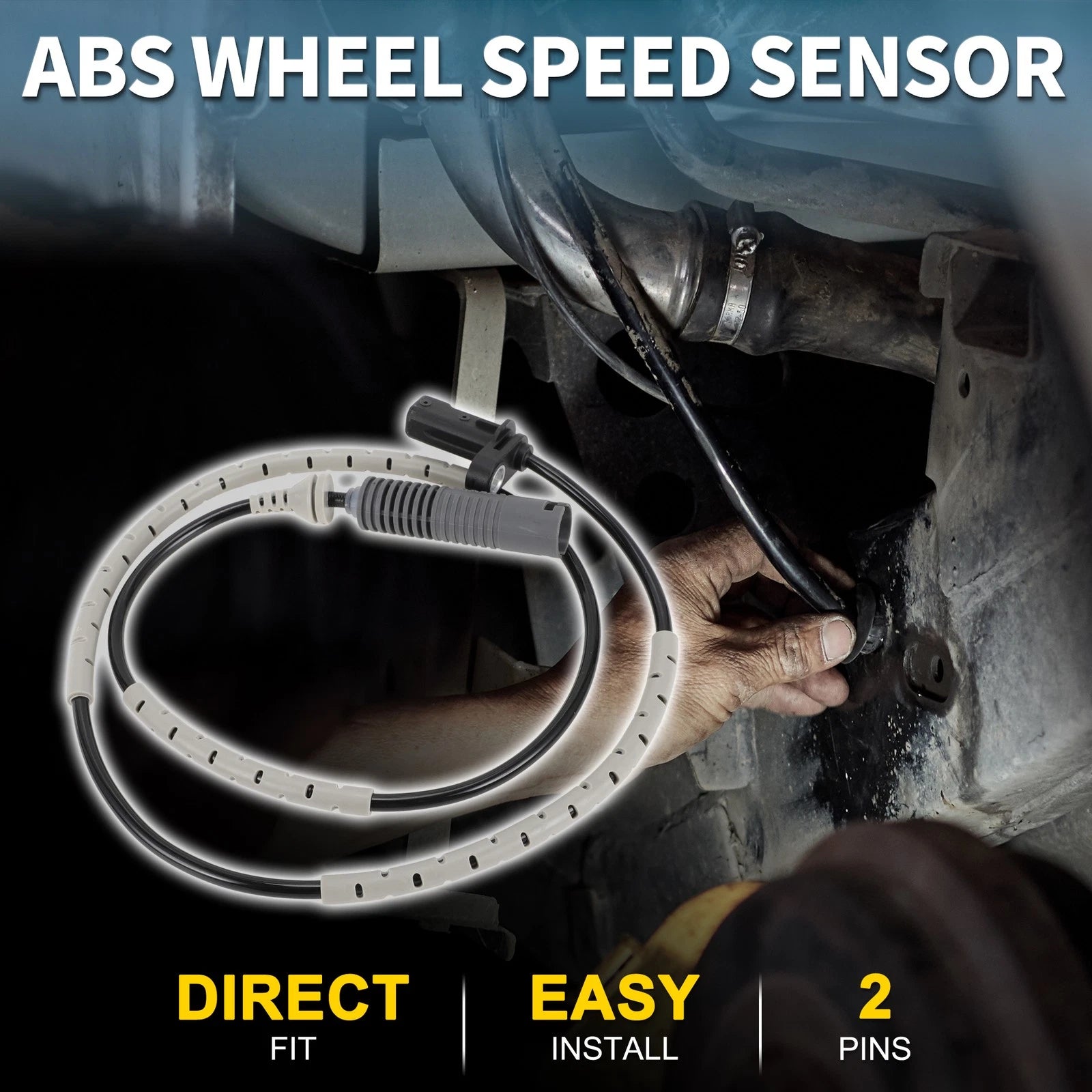 Rear Left ABS Wheel Speed Sensor for BMW 128i (2008–2013)