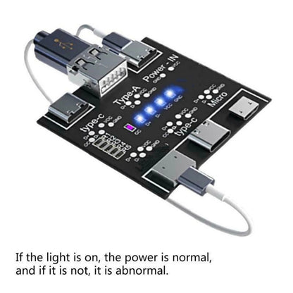 DT3 USB Type C Micro Data Cable PCB Board Tester for iPhone (2017–2023)