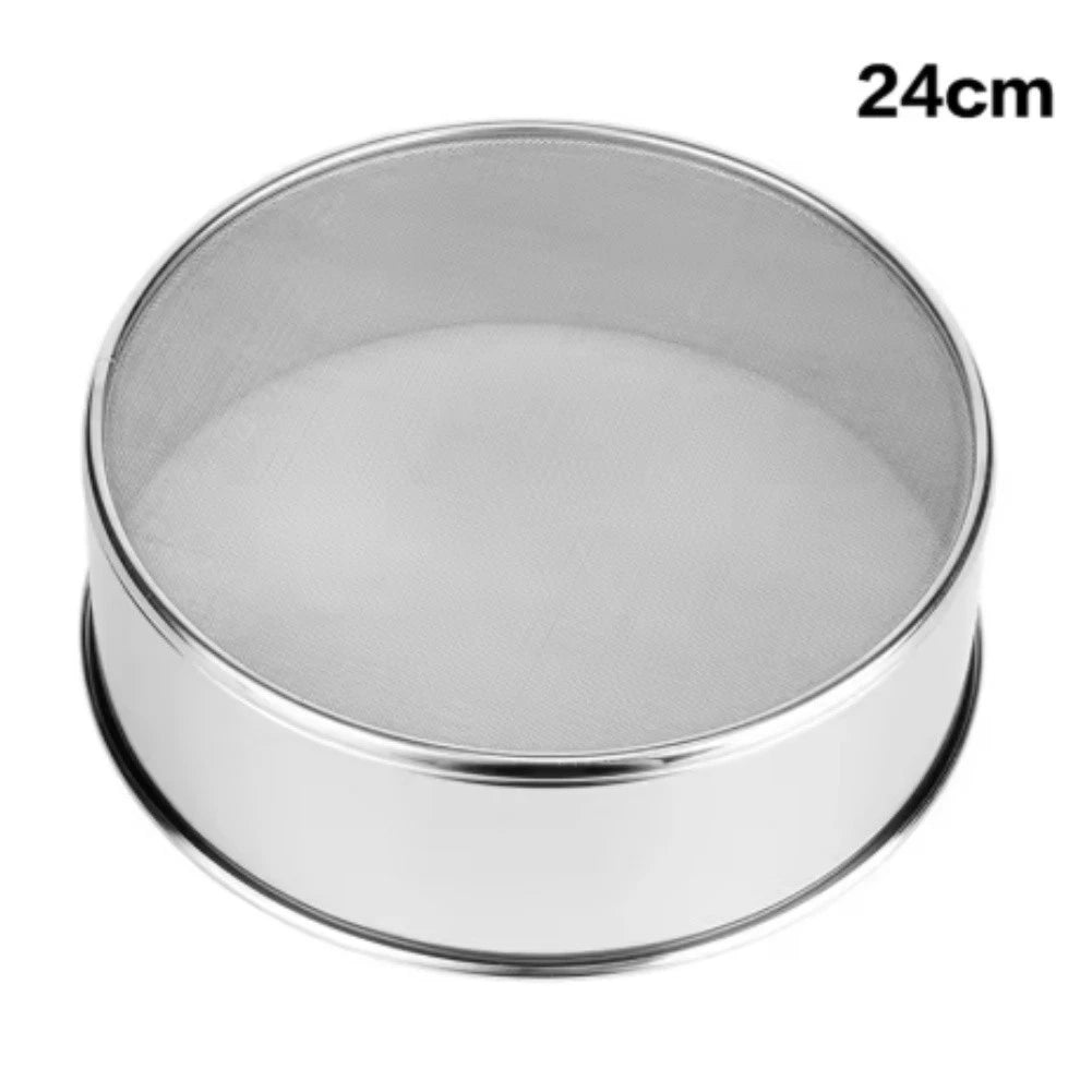 Rice Flour Sieving Tool 14 Mesh Stainless Steel for Baking