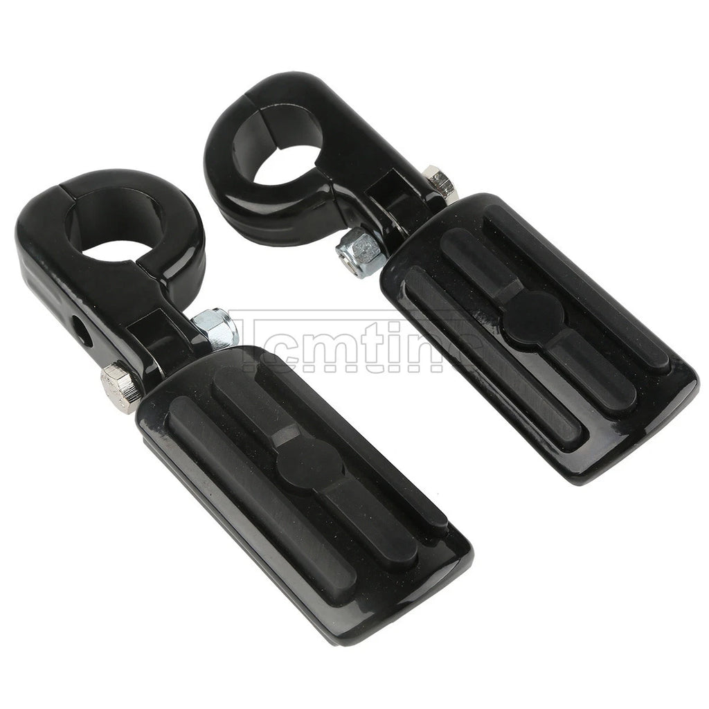 1 1/4" Engine Guards Foot Pegs Mounting Clamps for Harley (Year Range)