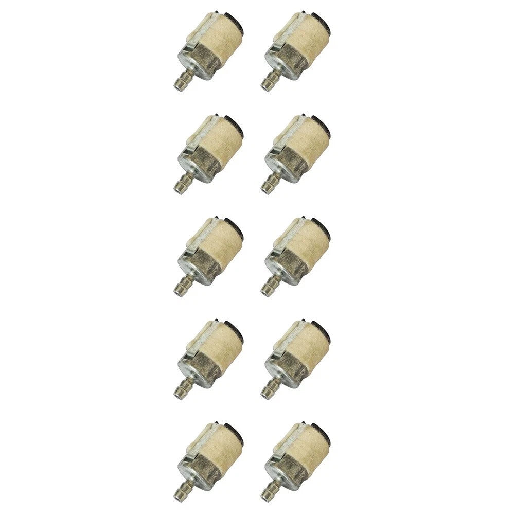 Fuel Filter Set of 10 for Lawn Mower Chainsaw Outdoor Tools